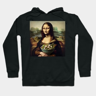 Mona Lisa Pistachio Delight Tee - National Pistachio Day Special Hoodie